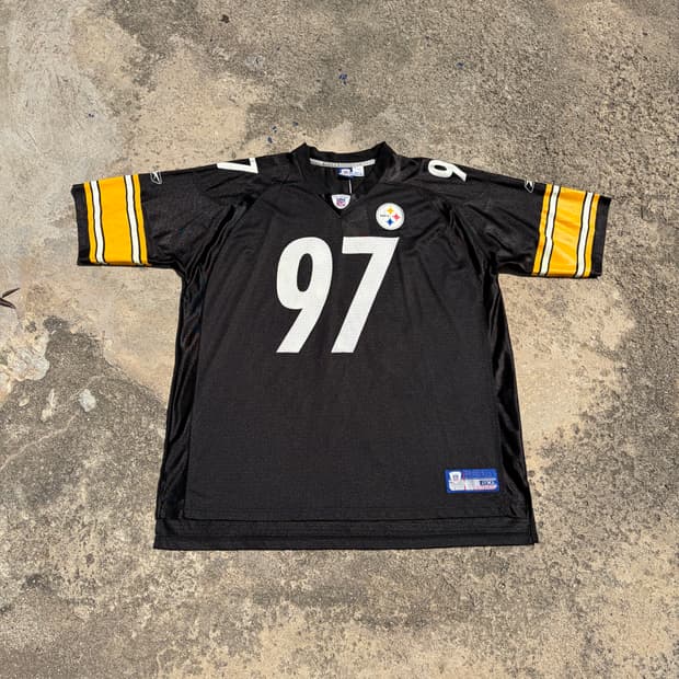 리복 NFL 피츠버그 스틸러스 빈티지 유니폼 져지 2XL