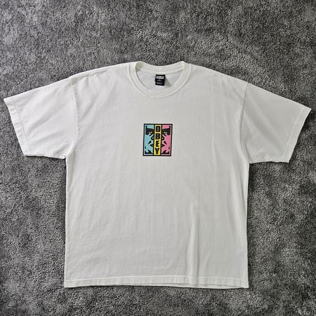 [무료배송] OBEY 그래픽 반팔 티셔츠