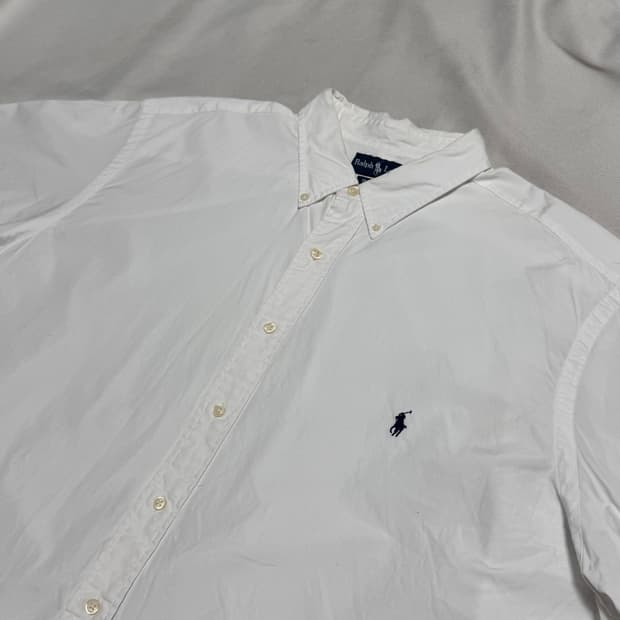 2XL 폴로랄프로렌 화이트 반팔 셔츠
