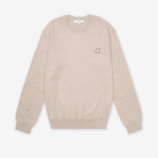 [L] 메종키츠네 볼드 폭스 헤드 니트 마블