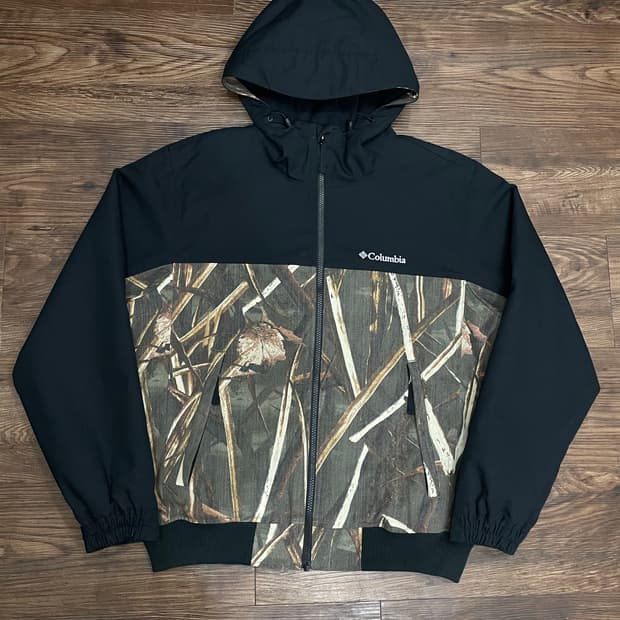 컬럼비아 리얼트리 카모 플리스 라이닝 자켓
