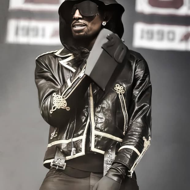 생로랑 레더자켓 카티 착용