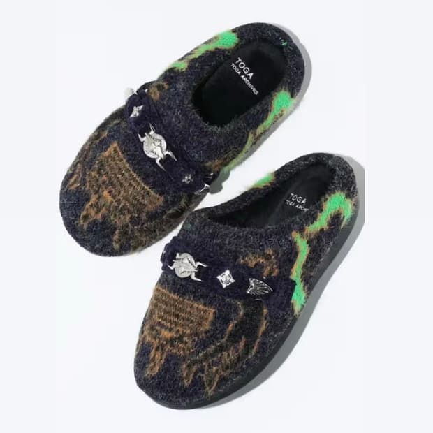 [0,3]토가풀라 x 스부 25fw 니트 슬립온/네이비