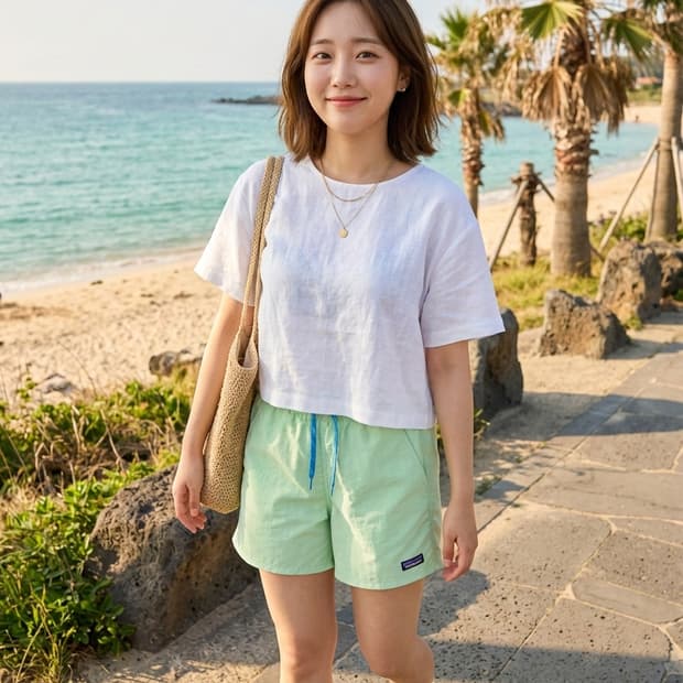 파타고니아 우먼스 배기스 쇼츠 5인치