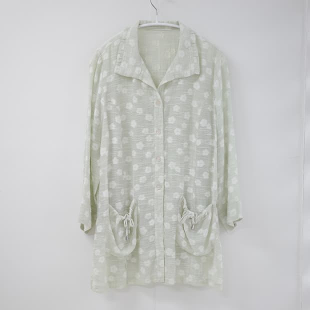 light green flower shirts