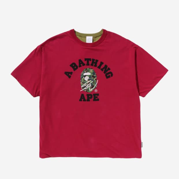 베이프 x 션 우더스푼 리버시블 티셔츠