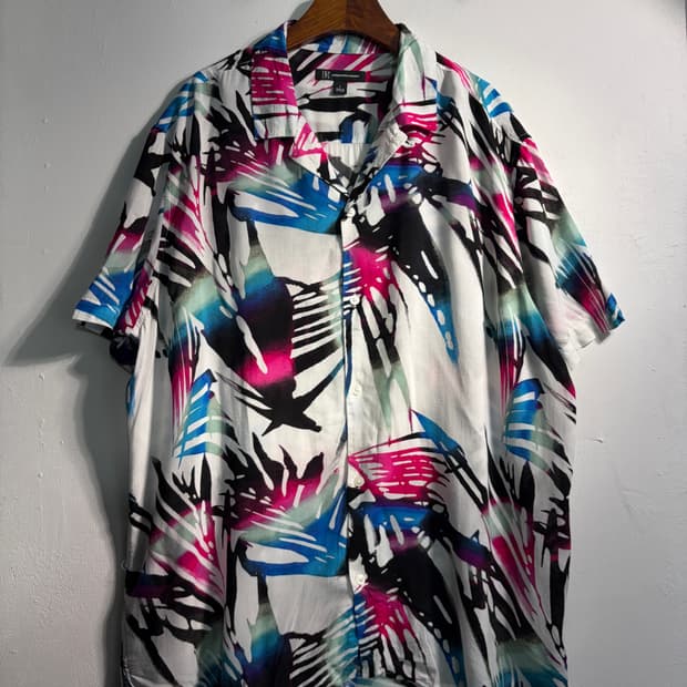 만원샵) 하와이안 반팔 셔츠 L C271