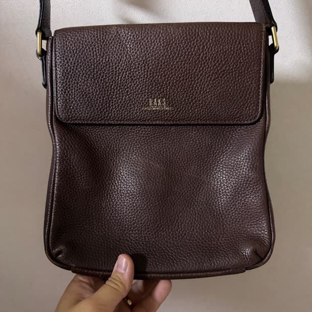 닥스 남성 메신져&미니 크로스백 다크브라운