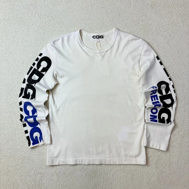 꼼데가르송 CDG 사이드로고 롱슬리브 PN5954   