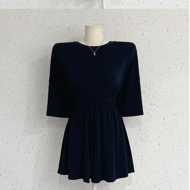 블랙 투피스 세트