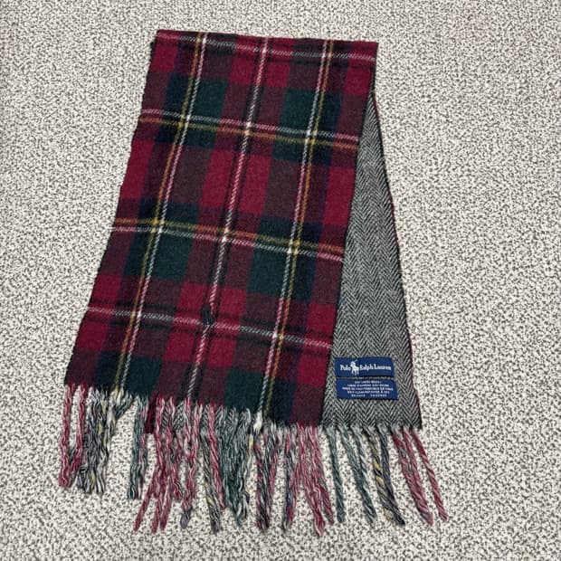 [택포,램스울80] 폴로 랄프로렌 투웨이 이태리 머플러 목도리 [A+]