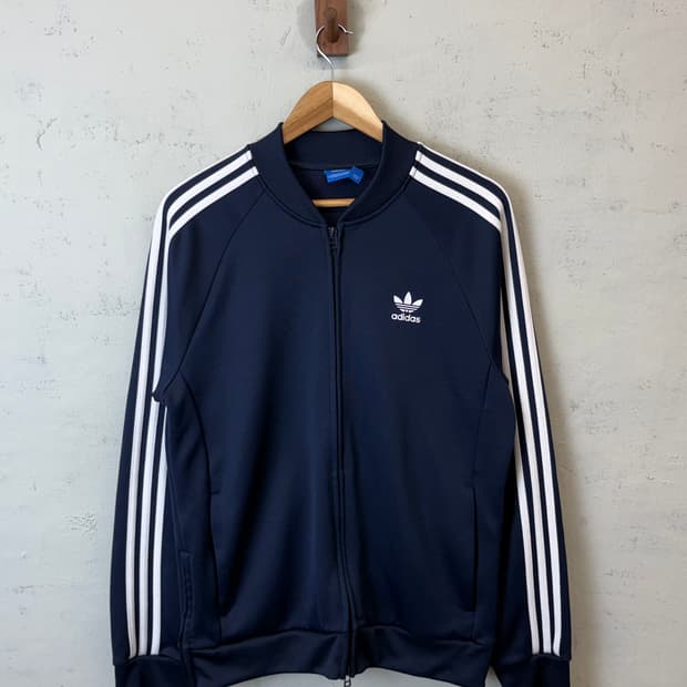 아디다스 빈티지 파이어버드 SST 트랙탑 져지 네이비