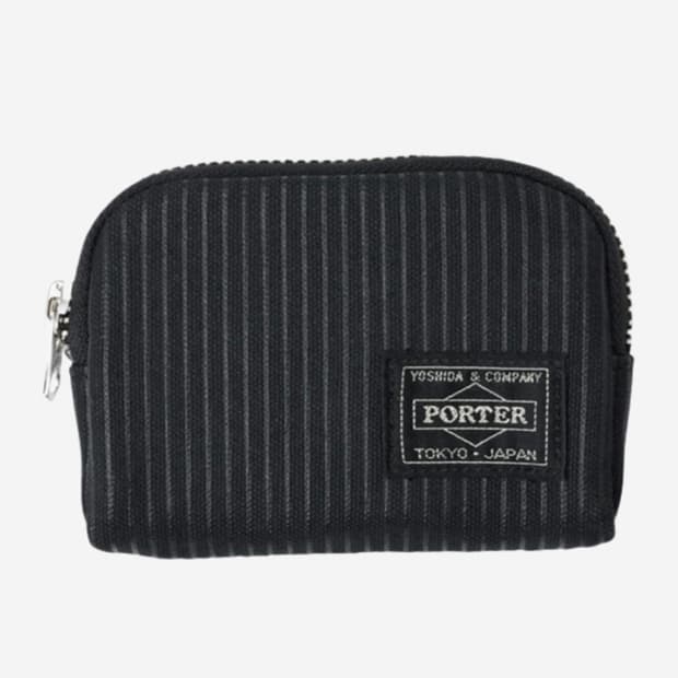 Porter Drawing Coin Key Case Black