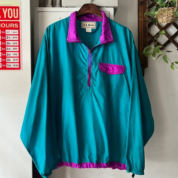 [L]80's L.L.Bean USA 엘엘빈 립스탑 풀오버 자켓