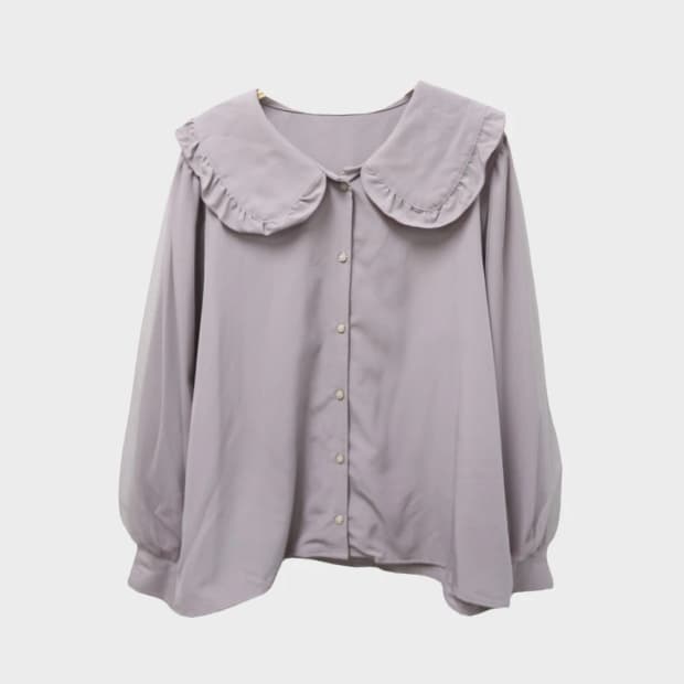 MAJANETTY 프릴 블라우스 63738