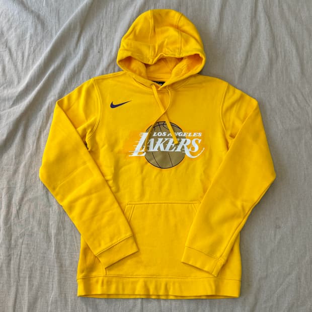 나이키 NBA 레이커스 옐로우 후드 M