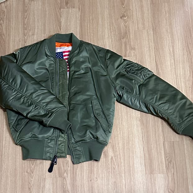 알파인더스트리 MA-1 레귤러 블러드칫 