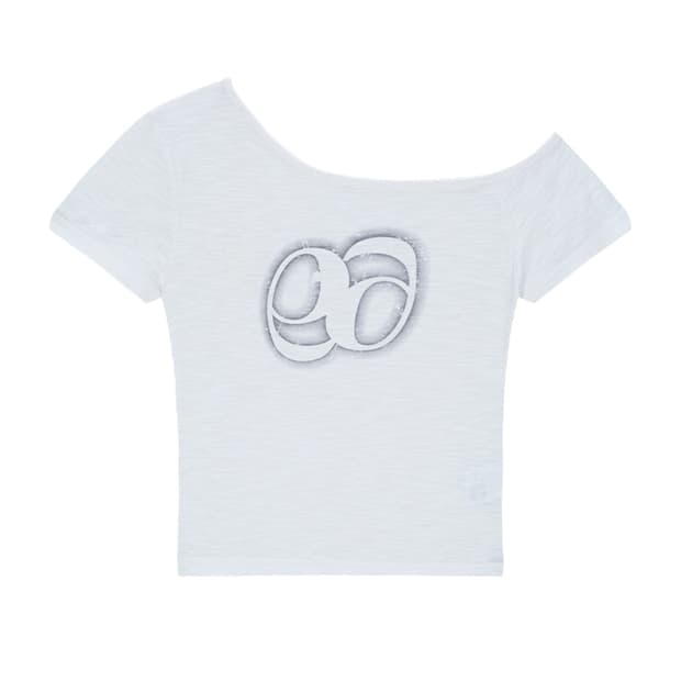 애즈온 KIKI SLIM TEE WHITE