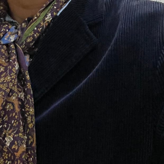 폴로 코듀로이 네이비 블레이저 자켓