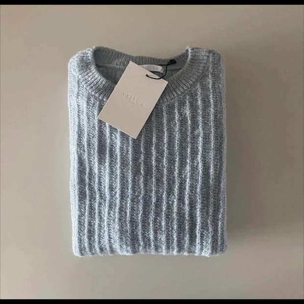 VEILGA 오버사이즈 모헤어 니트