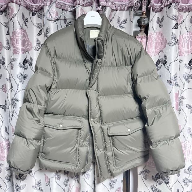 24aw포터리 러스틱푸퍼파카 카키브라운3사이즈