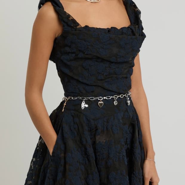 비비안 웨스트우드 ORB 플레이트 체인 벨트