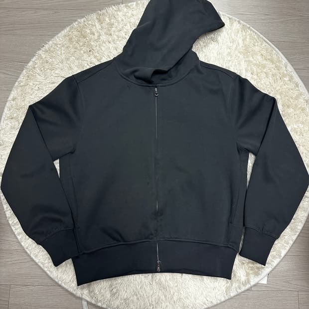 Wrap Hooded Zip up charcoal