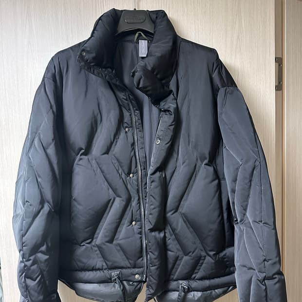 (L) 언어펙티드(unaffected) 레이어드 다이아몬드 다운 점퍼