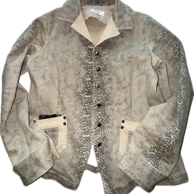 “MANICE” Vkei_ Snake Detail Jacket