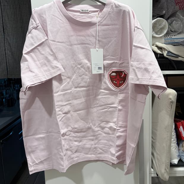 Bode 와펜 로고 반팔티 XXL