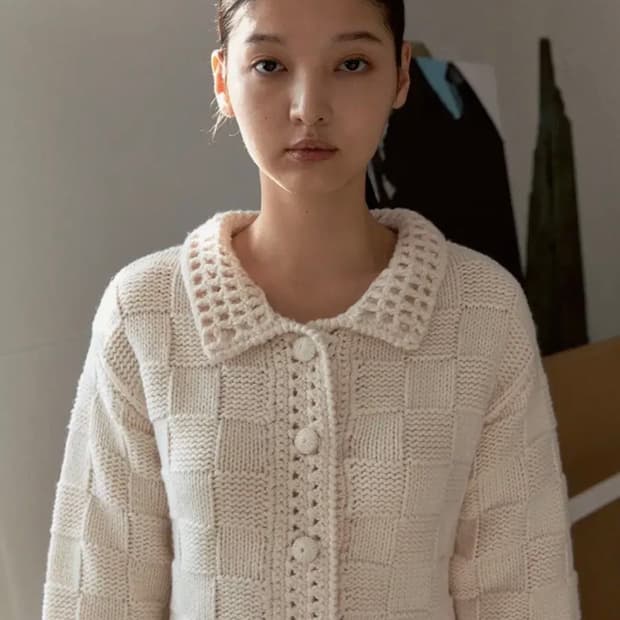 시눈 핸드메이드 크로쉐 니트 드레스