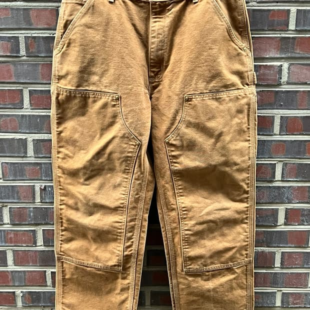 [36x30] 칼하트 USA MADE 더블니 워크팬츠 덕 캔버스