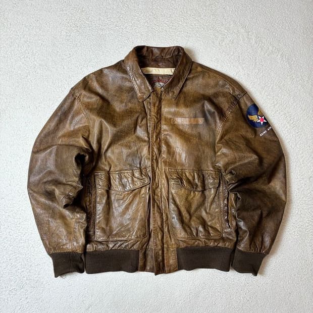 어드벤처 바운드 00's A-2 양가죽 봄버 자켓 PN7329