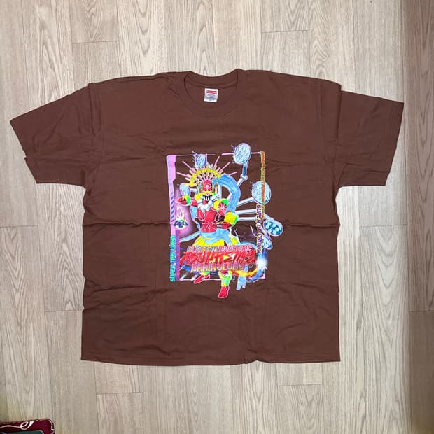 슈프림 24SS 일렉트로마그네틱 티셔츠 브라운