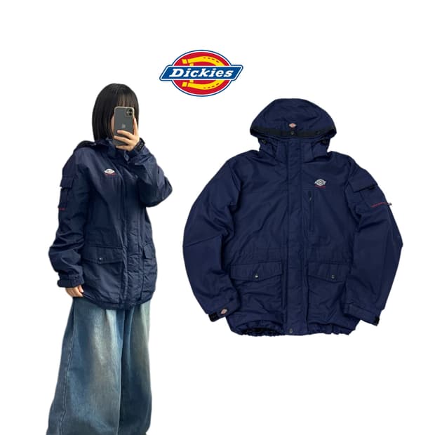 디키즈 올드스쿨 풀오버 바람막이 자켓