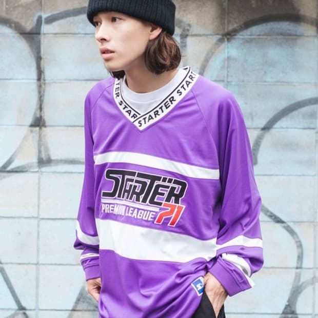 WEGO 스타터 하키 져지 슬리브 티셔츠