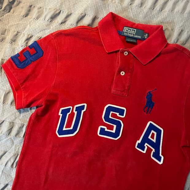 폴로 USA 반팔 카라티