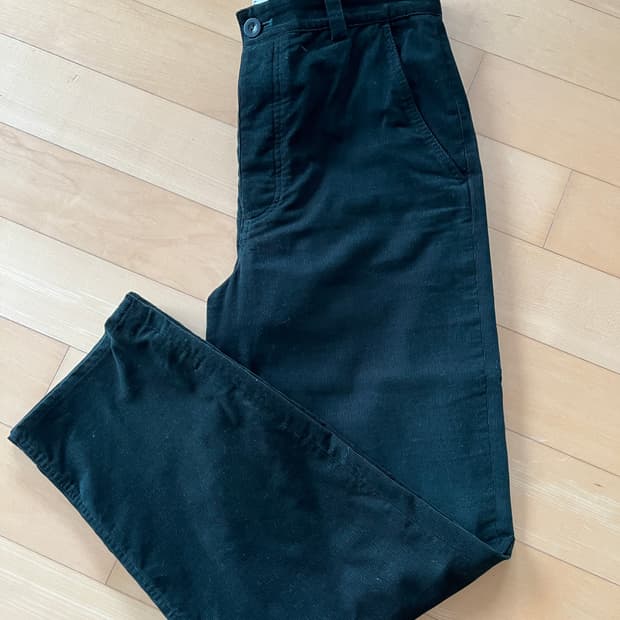 COS 코듀로이 팬츠 녹색 EUR 38