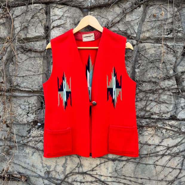 6~70s americraft 빈티지 오르테가 웨스턴 치마요 베스트