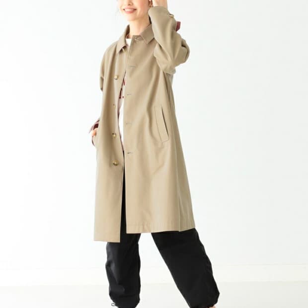 BEAMS BOY 빔즈보이 스텐카라 코트 트렌치코트