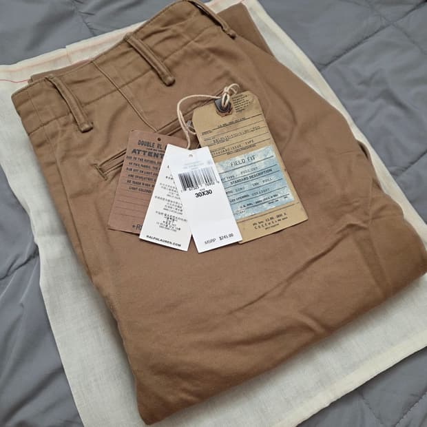 RRL 필드치노 30X30 판매합니다