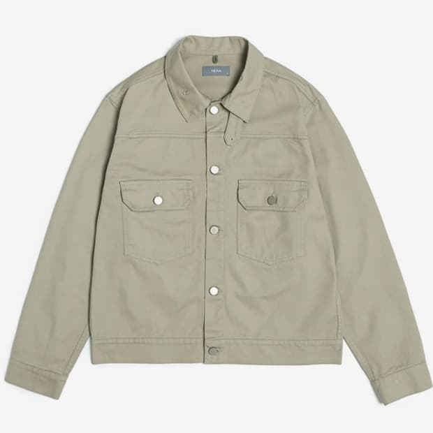 [L] YEAH 트러커 자켓, khaki