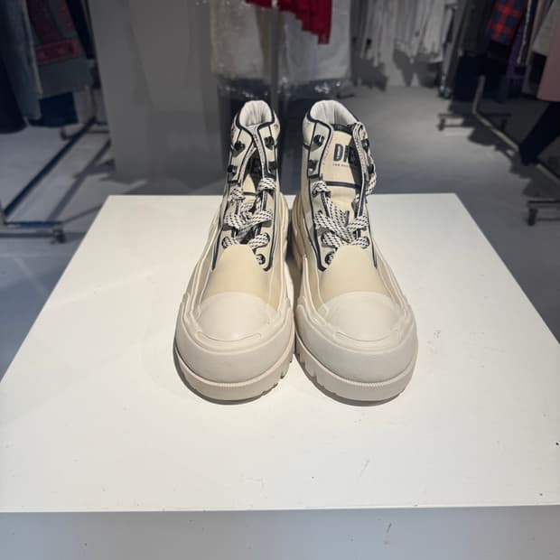 Diesel 가죽 하이탑