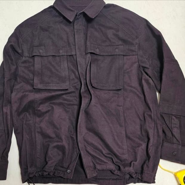 [48] 준지 22fw 브라운 히든 포켓 셔츠 자켓 셔켓