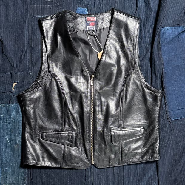 90-00‘s 아이웨이 카우하이드 베스트 XL