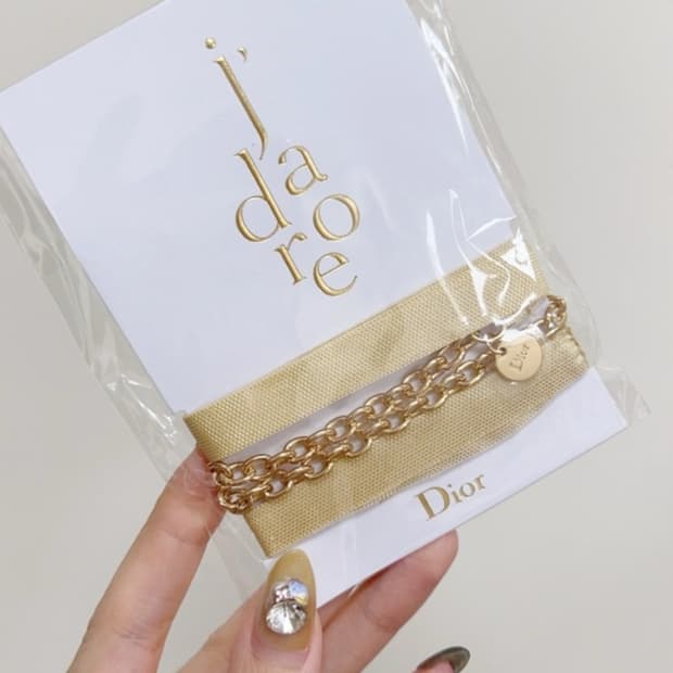 디올 뷰티 체인 팔찌/초커 목걸이/헤어밴드