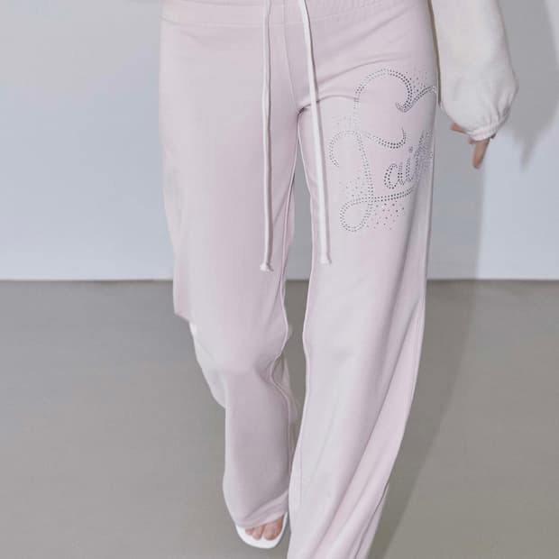 스컬프터 트랙팬츠 베이비핑크 XS