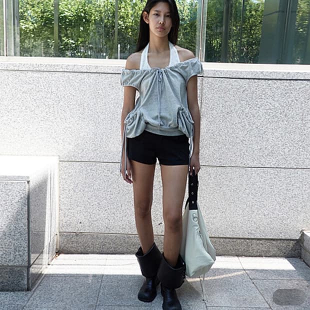 세릭 double pocket shorts