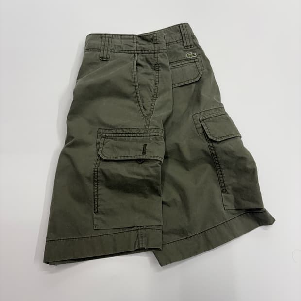 Lacoste 라코스테 빈티지 카키 카고 반바지
