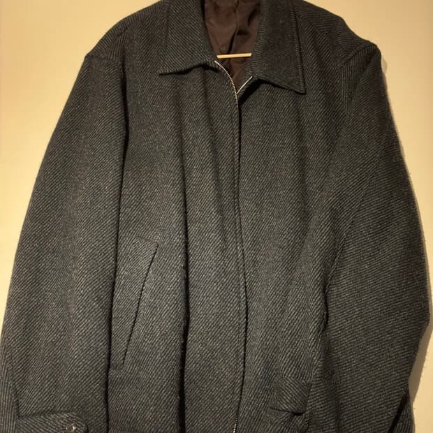 uru tokyo wool tweed blouson